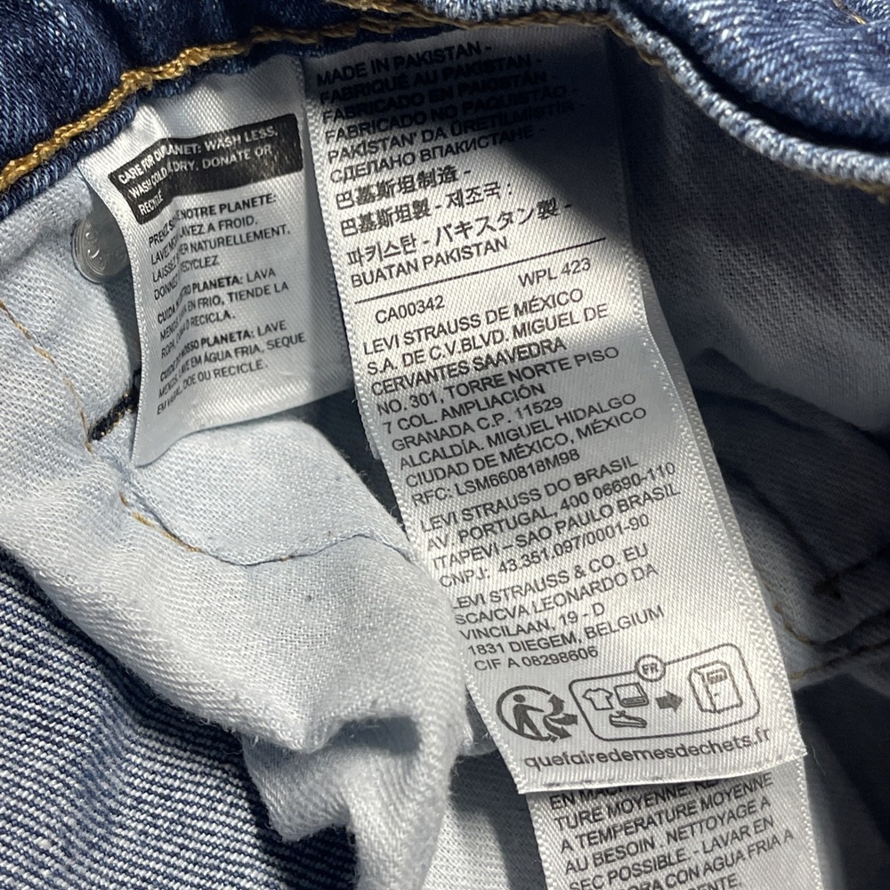 Levis 511 Men 32x 31 Blue - Picture 7 of 14